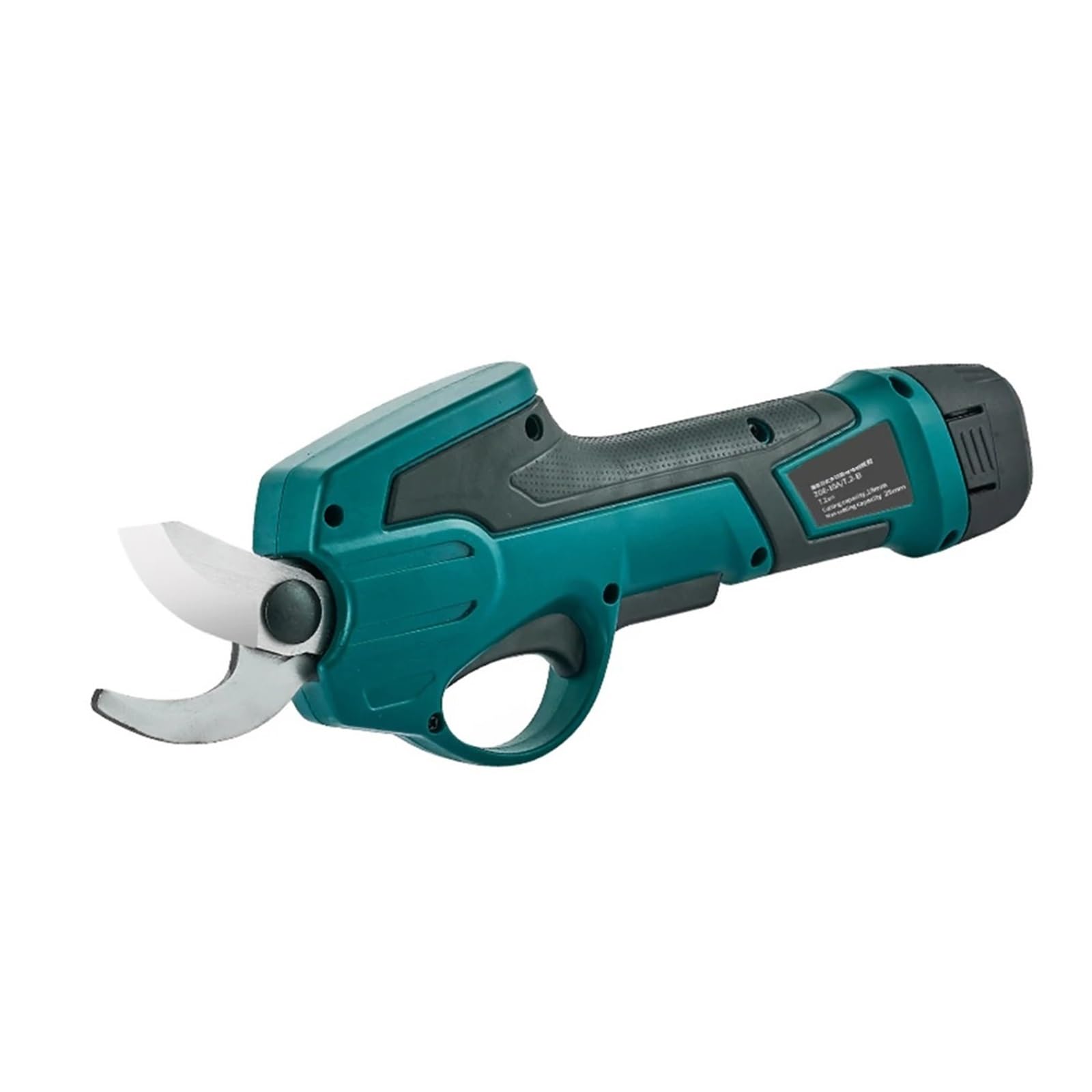 7.2V 1300mAh Electric Pruning Scissors 0-25mm Shears Lithium Battery Garden Pruner