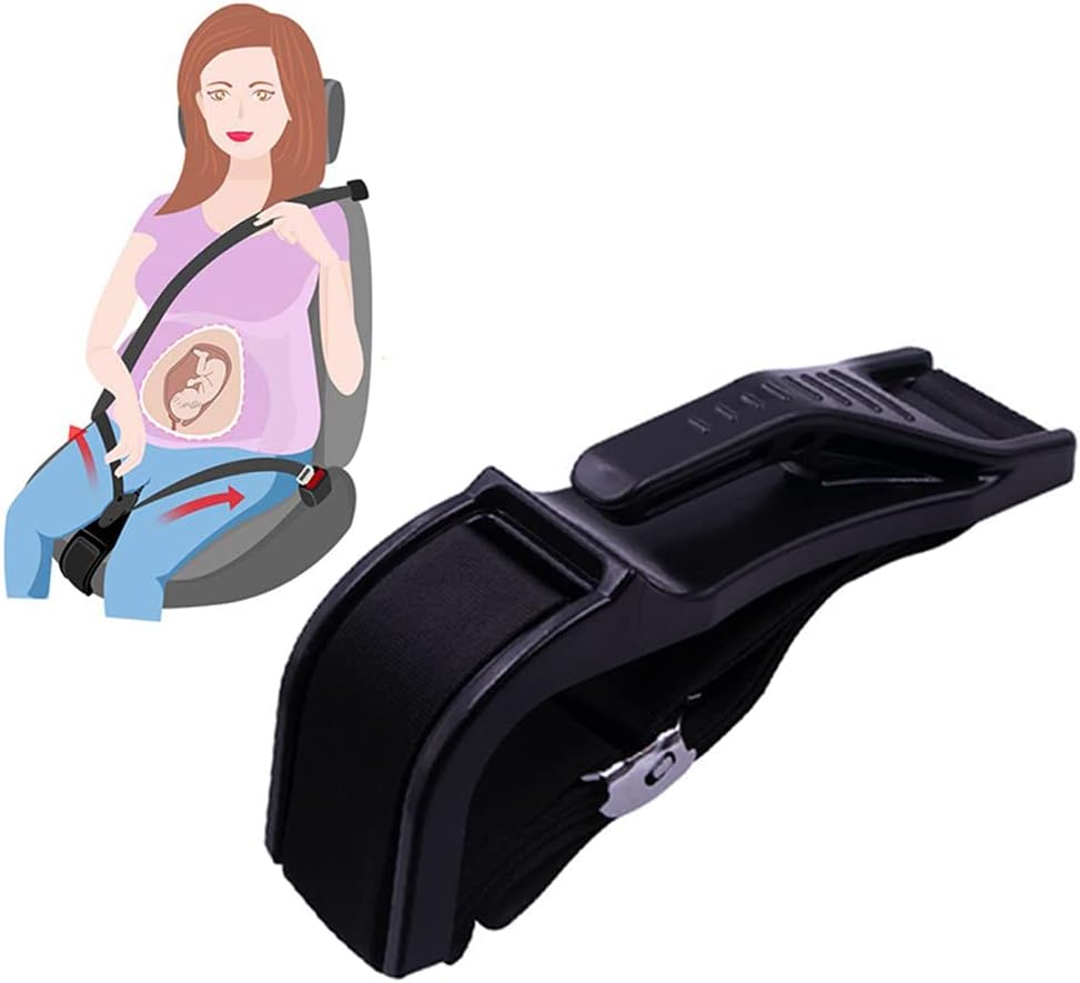 Ceinture De Sécurité Grossesse Mihutu - Ajustateur Pour Femmes Enceintes, Après Césarienne, Obésité Abdominale (installation Facile, Compatible Plupart Voitures)