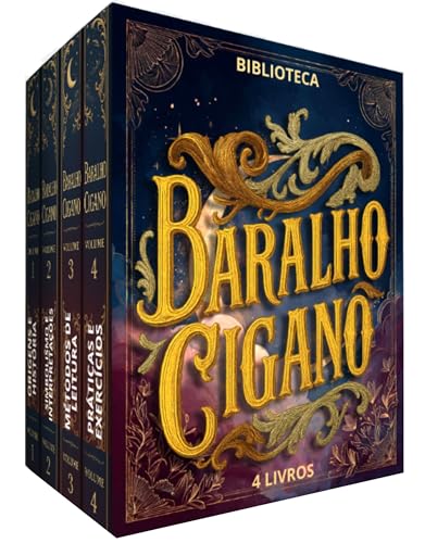 Biblioteca Baralho Cigano : 4 Livros : O guia completo do oráculo cigano em quatro volumes
