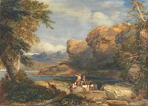 Impression d'art mural de qualité supérieure l'île aux pirates 60x90