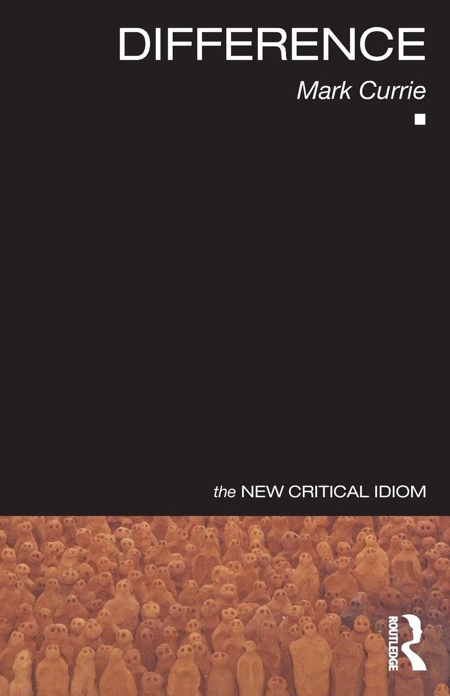 Difference (The New Critical Idiom)