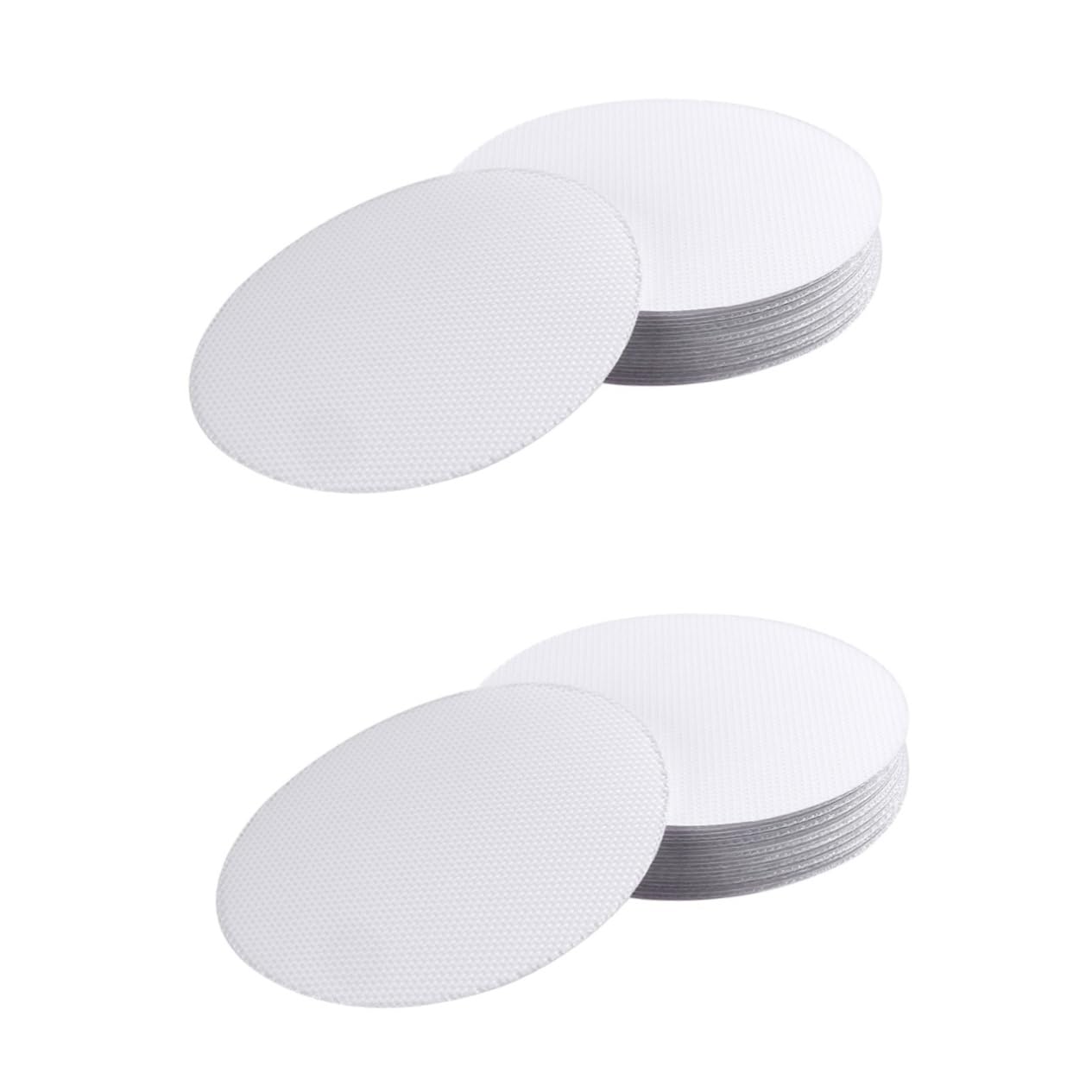 80piezas Pegatinas Antideslizantes Redondas De Peva para Baño Seguridad Ducha y Bañera Accesorios De Baño Efectivos y Fáciles De Aplicar
