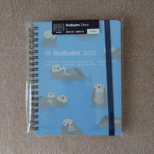 Rolburn Diary Animal L Light Blue (Ottle) 2025