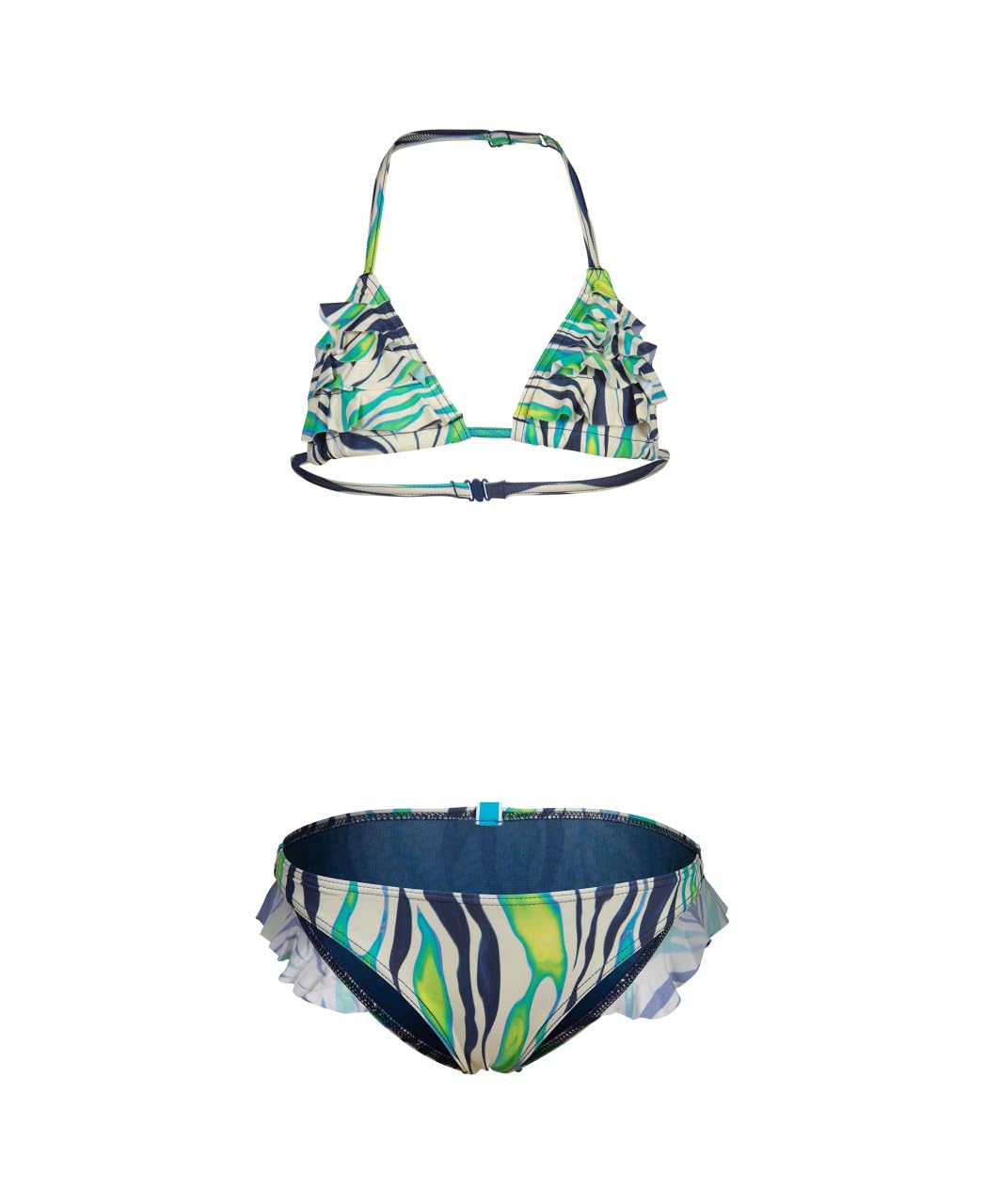Arena Girls' Arena Water Print Bikini Triangle Due Pezzi Bambine e Ragazze