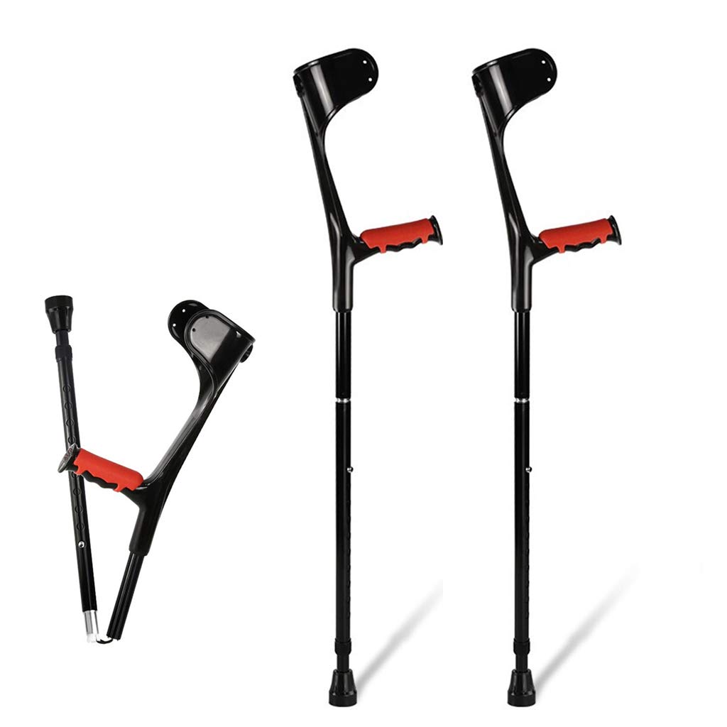 Buy QULONG Forearm Crutches, Ergonomic Handle with Comfy Grip High
