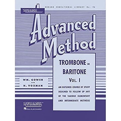 Rubank Advanced Method - Trombone or Baritone, Vol. 1 (Rubank Educational Library) Cover