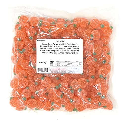 Caramelos de gelatina ácida en forma de calabaza 2 lbs miniatura 2