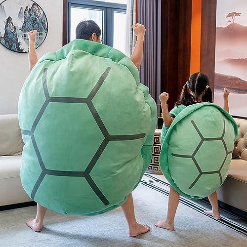LALALOVE Turtle Shell Doll Wearable-Oversized Turtle Shell Pillow-Turtle Shell Stuffed Animal Plush Doll Suit Funny Dress Up-Giant Turtle Shell Creative Gifts for Children and Girlfriend (31.5 inch)