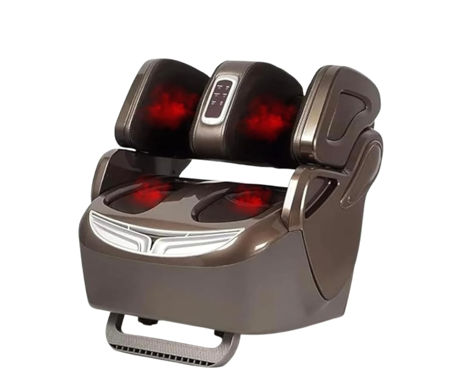 SOBO Leg Massager Machine For Home Calf Thighs and Knee Pain Relief with Heat Corded Electric 2 Year Warranty (Black)