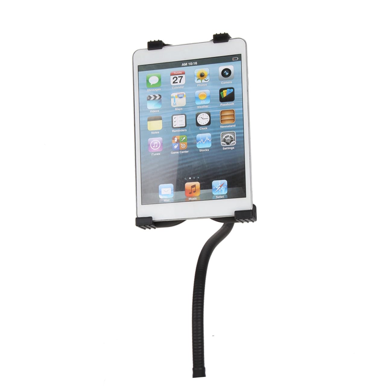 SHINEOFI Soporte para Teléfono Móvil de Brazo Largo Flexible Negro | Plástico y Aleación de Aluminio, para Smartphone y Tablet Pc, Uso en Cama y Escritorio