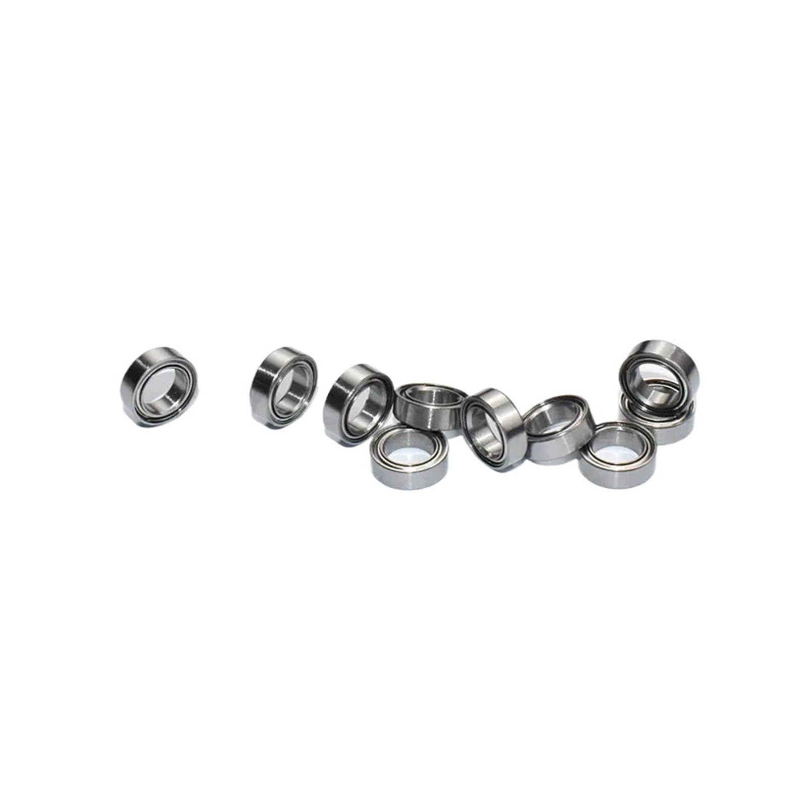 10 Uds MR85ZZ 5 * 8 * 2,5 (mm) 10 Uds rodamientos de acero cromado en miniatura sellados de metal