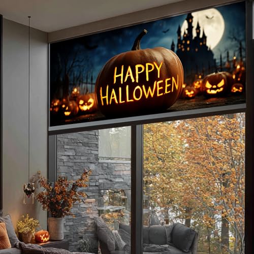 Película decorativa para ventana Halloween 39.3x17.7 pulgadas miniatura 5
