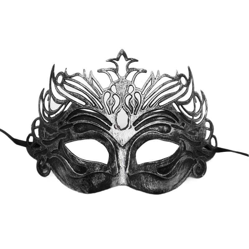 Halloween Eye Mask Metallic Masquerade Mask Half Face Vintage Eye Mask