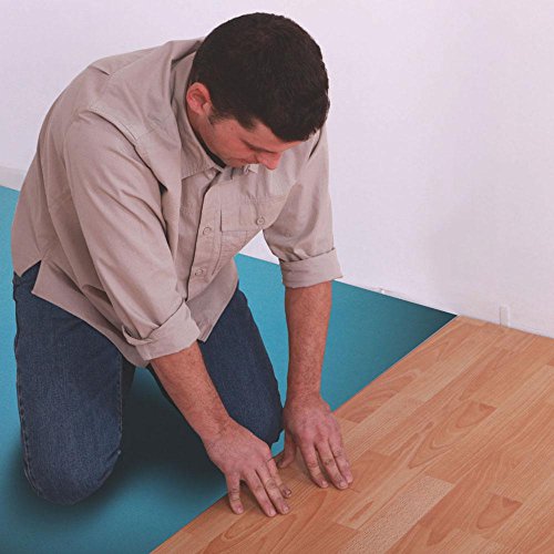 Image of Luxury Vinyl, Laminate, or Wood Flooring Underlayment (Floating, Glue Down, or Nail Down) - Sound Reduction, Compression Resistant 3'Wx66'8 inchL Roll (Covers 200 sq. ft) SOUNDBUFFER