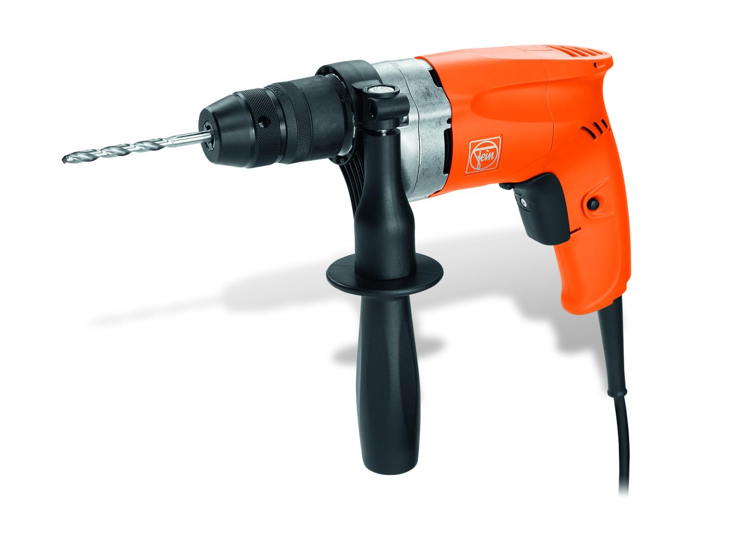FEIN Perceuse à une vitesse rapide jusqu’à 6 mm, BOP 6, 500 W, Rotation droite/gauche, Mandrin de serrage de précision en métal, Vitesse de rotation pour les petits diamètres de perçage, Câble de 5 m