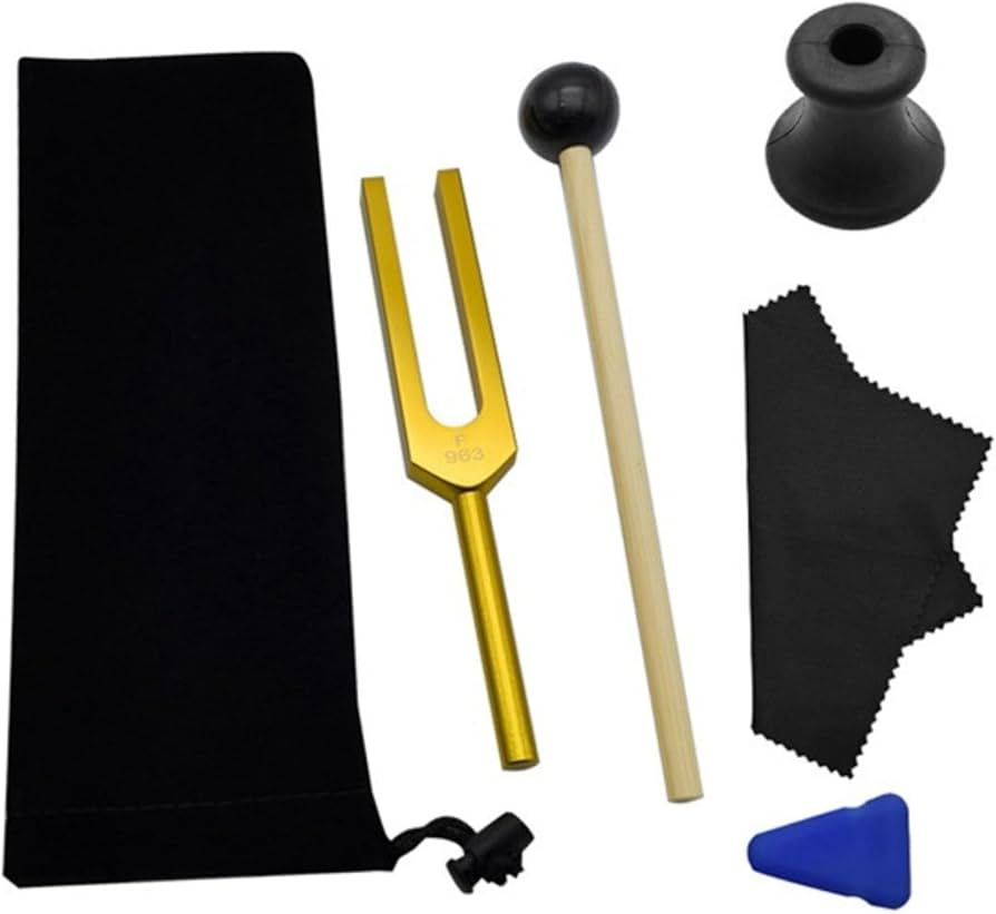 ソルフェジオ周波数 音叉 9本セット 資料付 キネシオロジーアカデミー ソルフェジオ周波数 音叉 9本セット 資料付 キネシオロジー