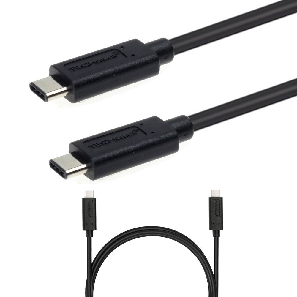 TECHGEAR® Câble USB Vers USB-C, Câble USB Tressé Résistant