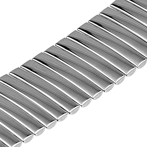 Bracelet de montre elastique extensible et universel en acier inoxydable - 5