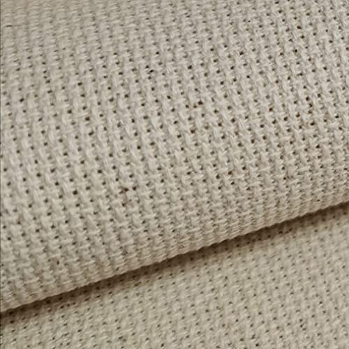Image of KCS 4 /6 pc of 12 inch x 18 inch 18CT Counted Cotton Aida Cloth Cross Stitch Fabric (6 pc, Oatmeal)
