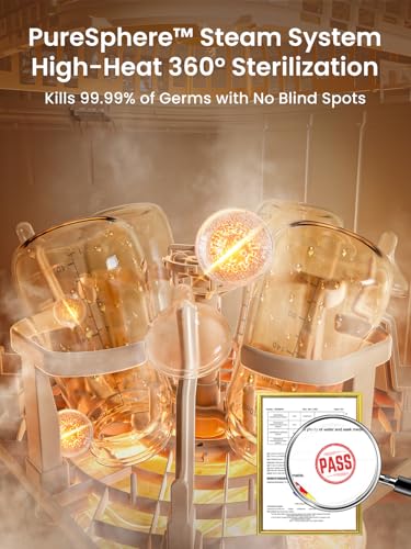 Image of Grownsy EaseClean Bottle Washer Pro | All-in-One Bottle Washer and Sterilizer and Dryer | Baby Bottle Washer for Bottles, Pump Parts & Baby Essentials | Replaces Hand Washing