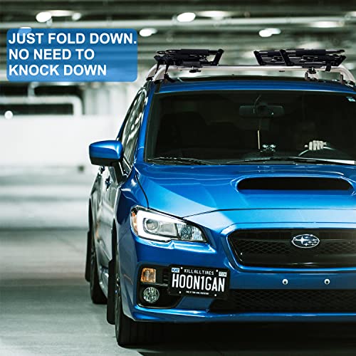 Kayak Roof Rack Foldable Kayak Roof Carrier Rack For Car, Suv, Pickup, Trucks, Kayaks Canoes Paddle Board Car Rack #TOP1