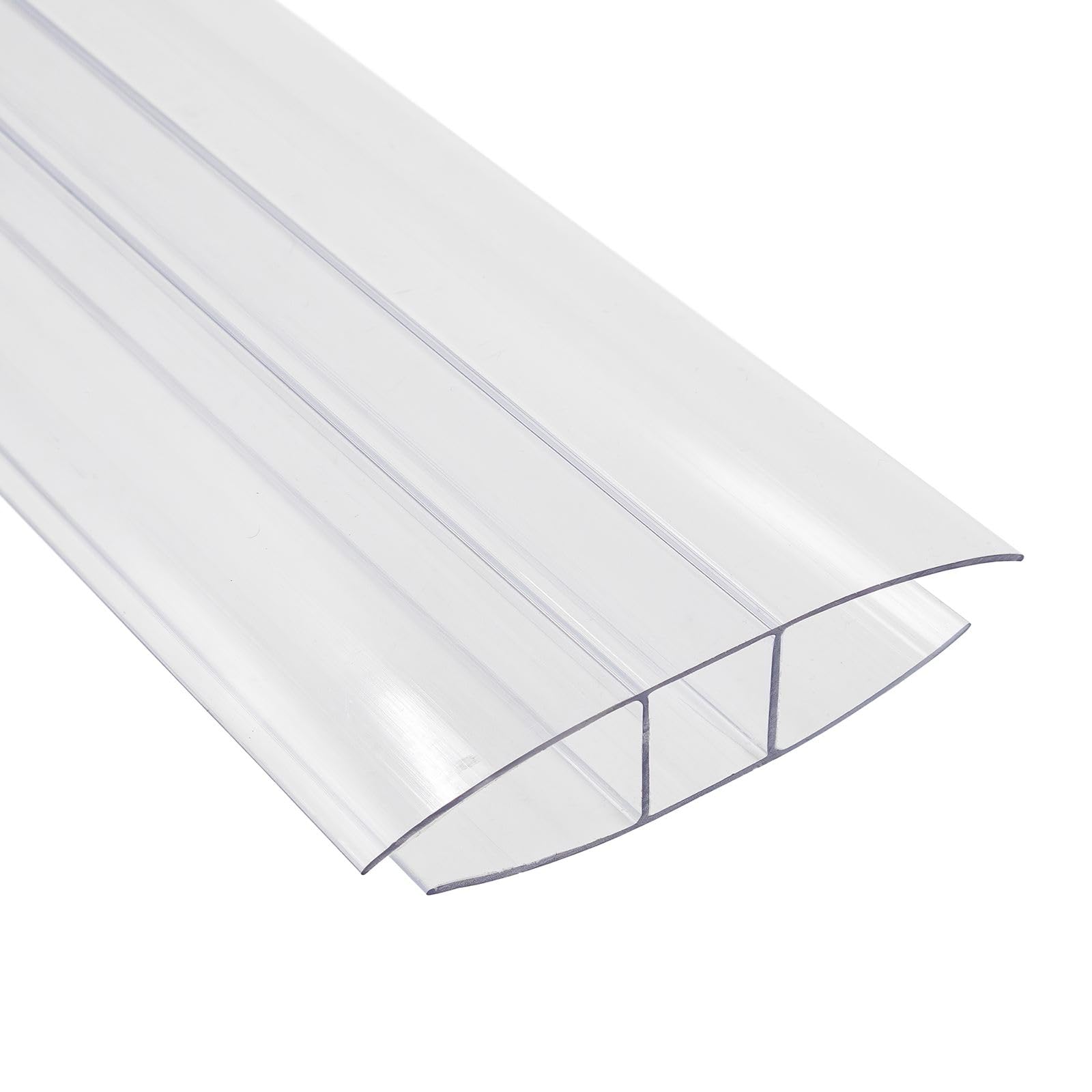 Truly Pvc Limited Clear H-Section Polycarbonate Sheet Joining Strip Muntin - 16Mm, 1.45M