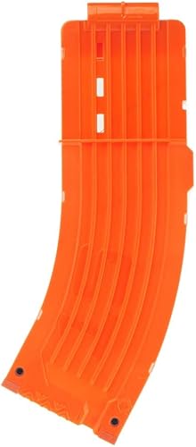 Worker Mod Banana - Clip de recarga rápida de 15 dardos para Nerf N-strike Elite Color naranja y transparente
