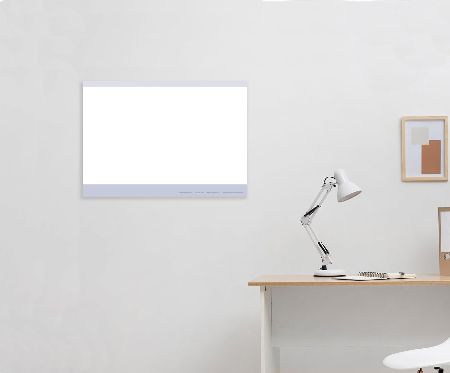 Tableau en papier effaçable à sec avec 4 marqueurs et éponge Format B1 70 x 100 cm