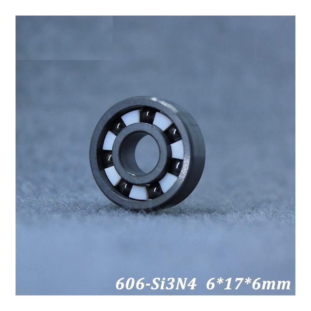 JINLI-CASE Durable 606 606CE Full Ceramic Bearing (1 PC) Si3N4 Material All Silicon Nitride Ceramic 
