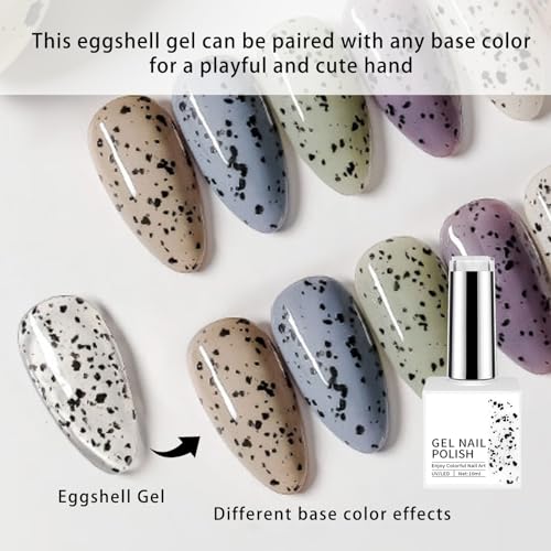 Esmalte de uñas en gel negro con brillo, 1 unidad miniatura 2