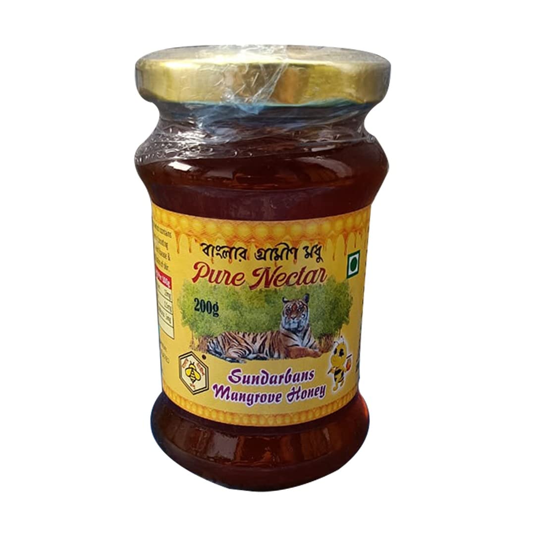 Natural Extract Mangrove Flavour Raw Honey Collected by Maulis of (sundarban Biosphere Reserve) |Pure Original Honey, Raw & Unprocessed |No Sugar Adulteration - 200 gm Glass Jar [Pack of 2] (B09M943V9M) Amazon Price History, Amazon Price Tracker