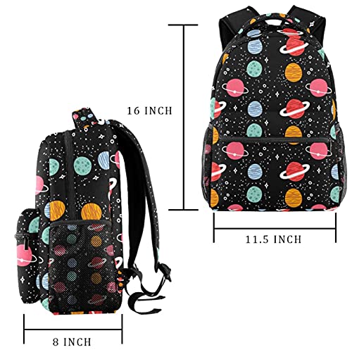 Sac à dos d'école mixte grand compartiment imprimé Pâques Multicolore 3 - 2