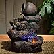 Zen’Light SCFR153 Nivello Brunnen, Natur, grau, Stein 25 x 19 x 31 cm, Kastanie