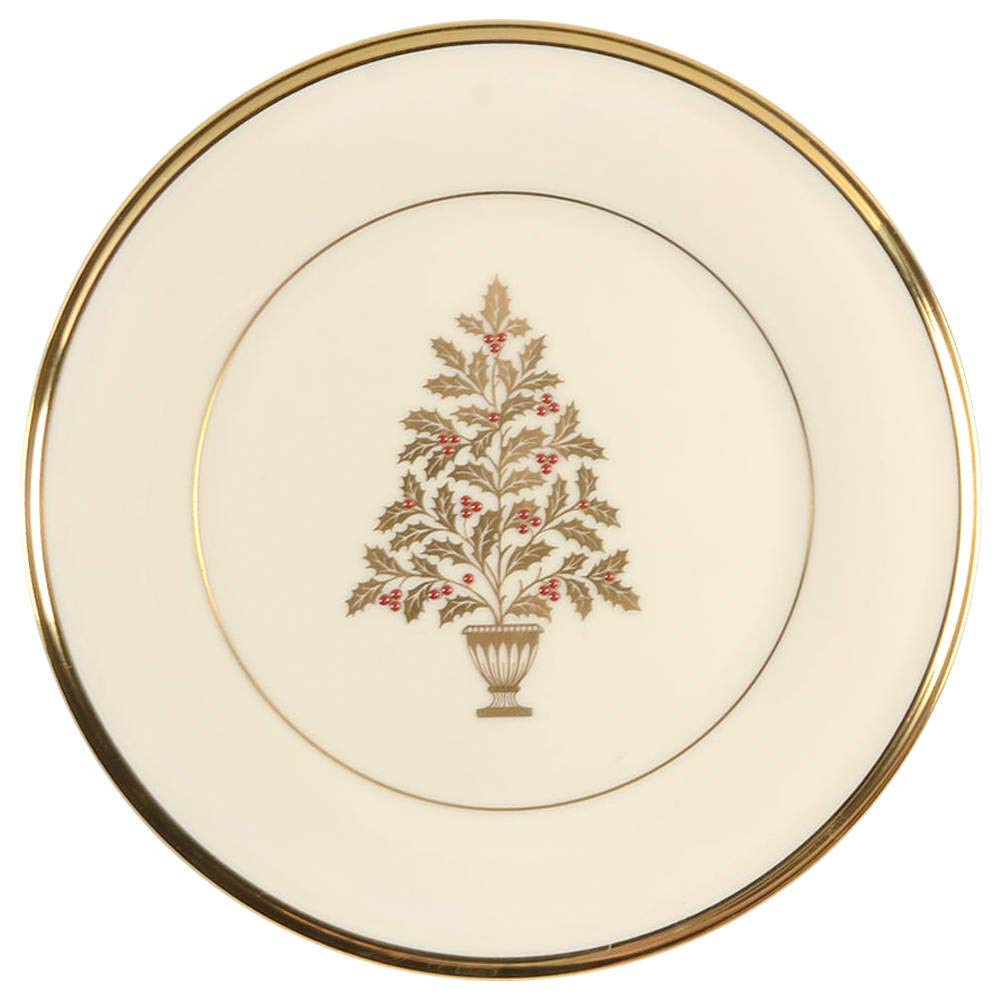 Lenox China Eternal Christmas Tree Salad Plate New with Tag