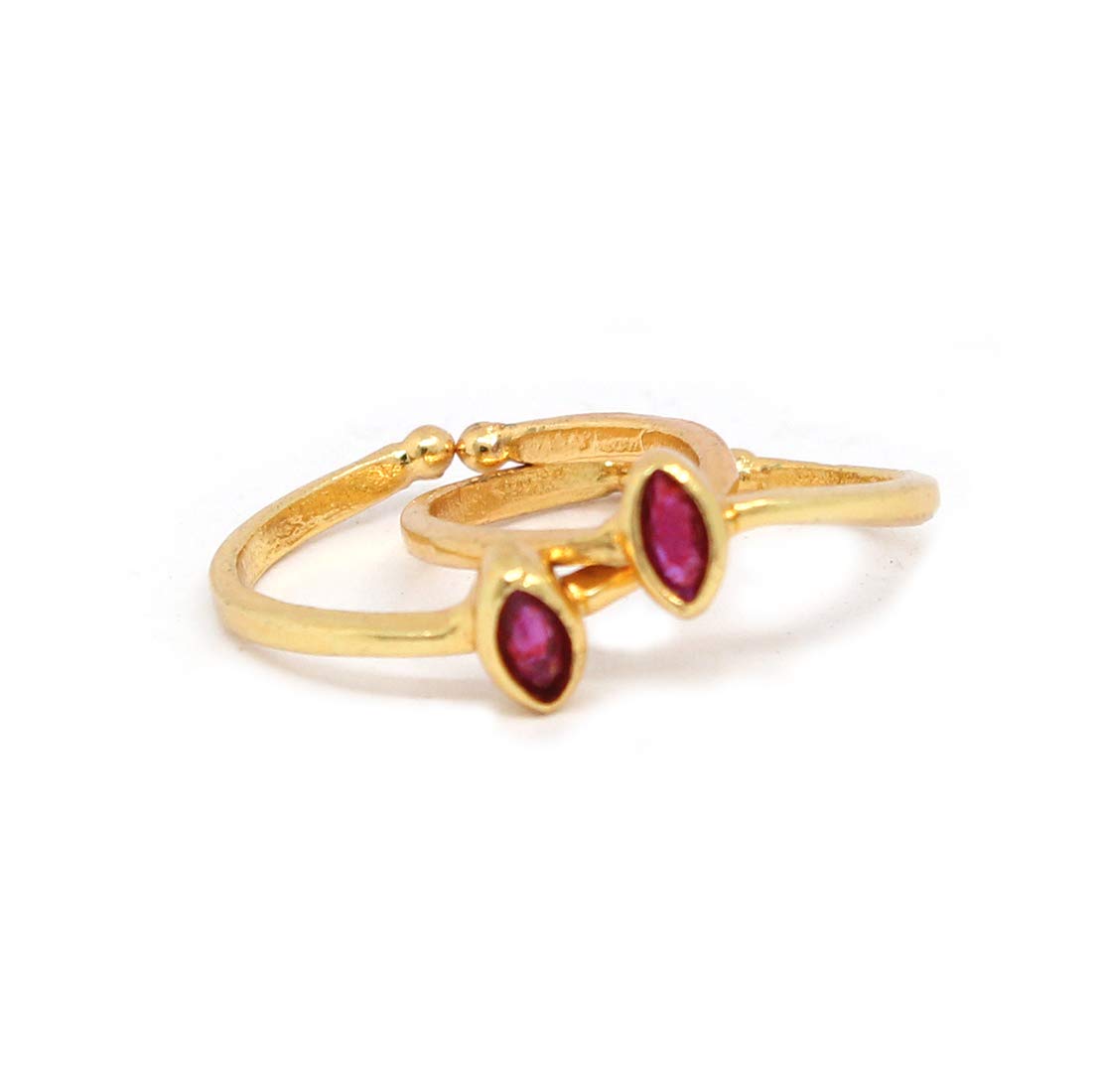 pari PAARI Gold toe rings for women antique gold adjustable (PE-104)-picture-16