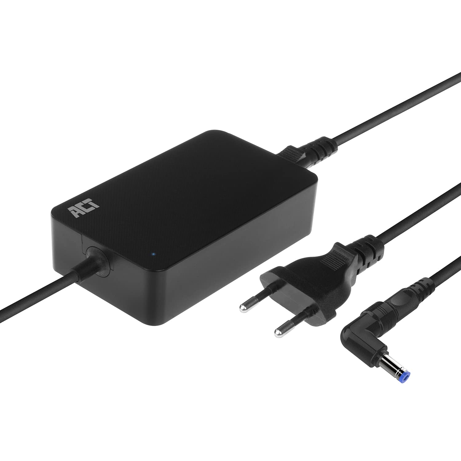 Act Cargador Delgado Universal para Ordenador portátil, 65 W, 8 Unidades (portátiles de hasta 15,6 Pulgadas), Longitud de Cable de 2,85 m – AC2055