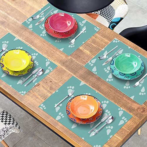 Sets de table de qualité supérieure en tissu Oxford à motif - 8