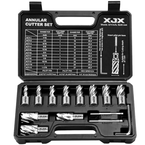 Xjx AC02-001 14 Pcs Annular Cutter Set thumb #7