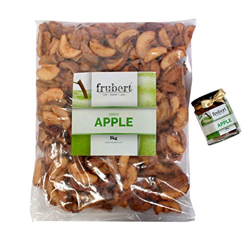 Frubert European Dried Green Apple,1Kg,(Gluten Free, Vegan and No...