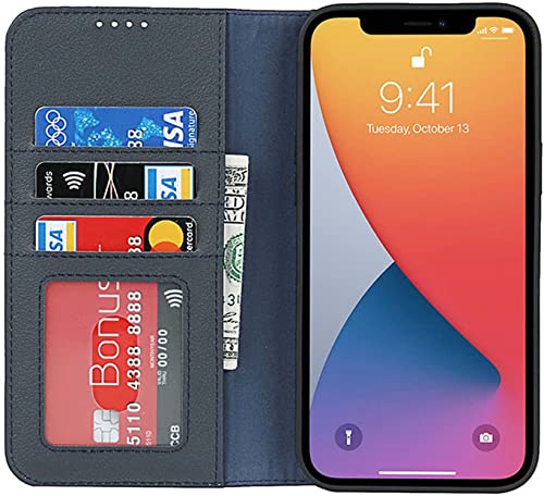 Protection cuir iPhone 12 Pro Max KANUZ housse portefeuille antichoc