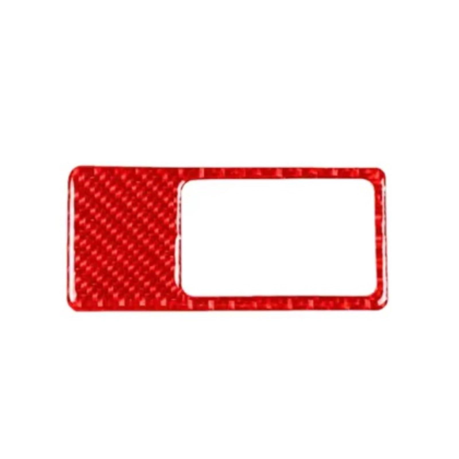 QBKGMEWCA Red Car Center Console Panel Cover Trim Strips Sticker Compatible for Mazda CX-5 Carbon Fiber Interior Accessories(Type2)