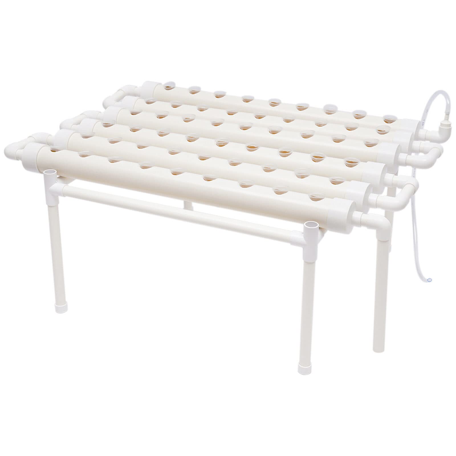 Plantas hidropónicas kit de cultivo hidropónico de 3 capas 108 estaciones de plantas, sistemas de cultivo de plantas sin suelo para hidroponía, cultivo hidropónico de hortalizas en tubos