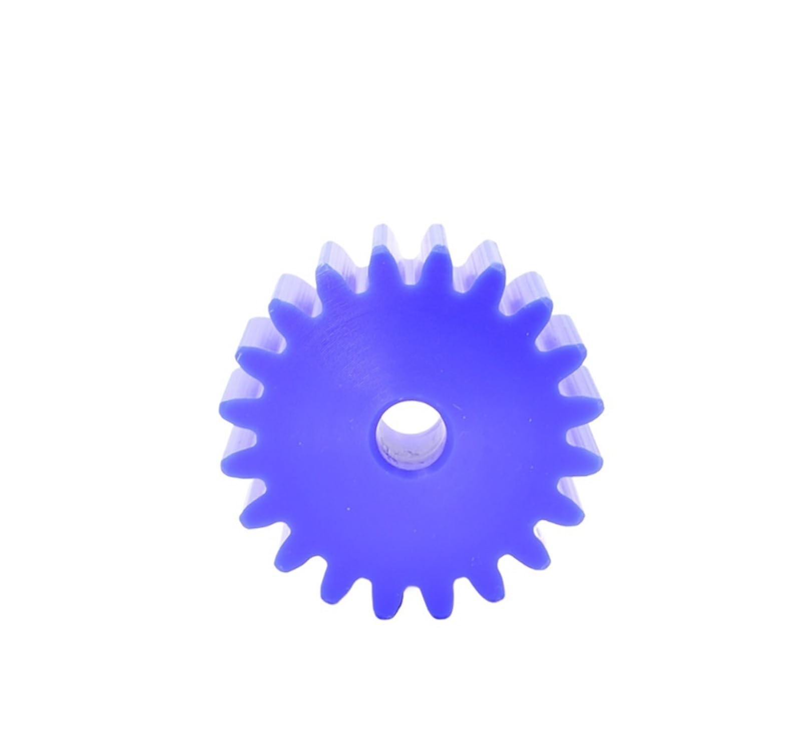 Bevel Gear Pinion Hardware Mechanical 1.5M 12T-27T Plastic Spur Gear 1.5 Mod Cylindrical Flat Gear 12 13 14 15 16 17 18 to 27Teeth Blue Nylon Drive Gears(21 Teeth)