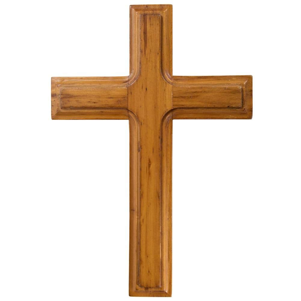 Ayrsjcl Apricot Cross Ornaments Wall Mounted Wooden Crosses Party Meditation Office Gifts Crafts Sincere Jesus Christ