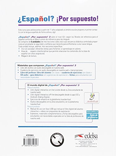Espanol por supuesto 3 (a2+) - libro del profesor: Libro del profesor + CD 3 (A2+)