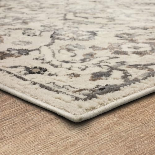 Tapete decorativo Mohawk Home Howlett, 3'x5', gris claro miniatura 2