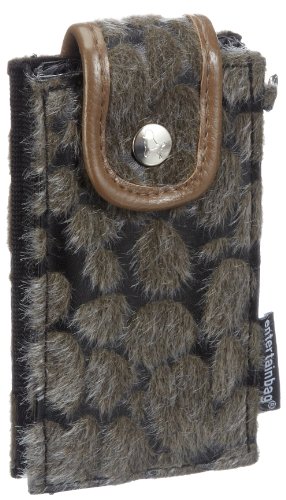 Poodlebags entertainbag - Leo - Pearl - Smartphone Case de Piel sintética Mujer, Color marrón, Talla 7x13x2 cm (B x H x T)
