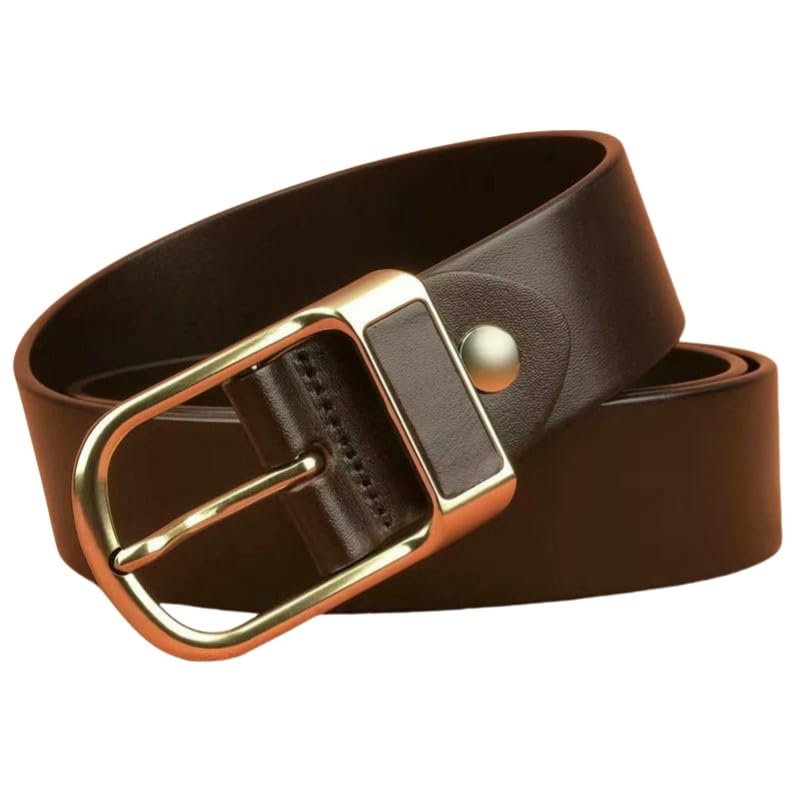 Retro Fashion Men'S Belt Alloy Japanese Buckle Antique Belt Casual Wear Belt Business Belt-13D Silver Black-120Cm