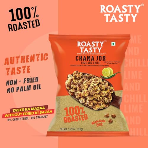 Image of Roasty Tasty Roasted Snacks Millet Namkeen Combo - Palm Oil Free - Trans-Fat-Free Snacks - Non Fried Diet Mixture Items Made With Millets Combo Value Pack - 200G Each X 5 Flavours - 1Kg (Pack of 3)