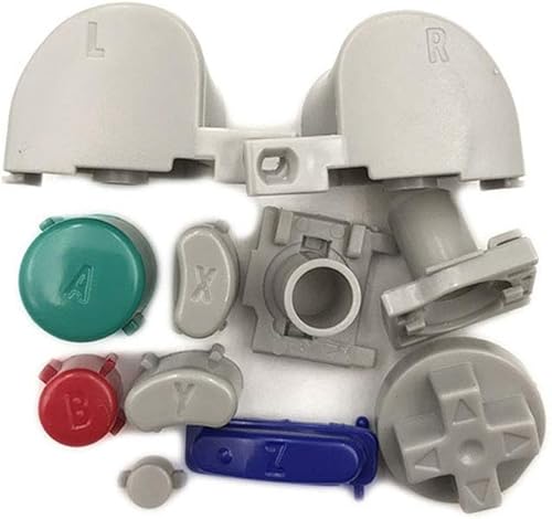 Miniatura 7 de Colorido L R derecha izquierda disparador botones D-pad Mod kit conjunto completo botón joystick pulgar agarre pulgar para Nintendo Gamecube NGC